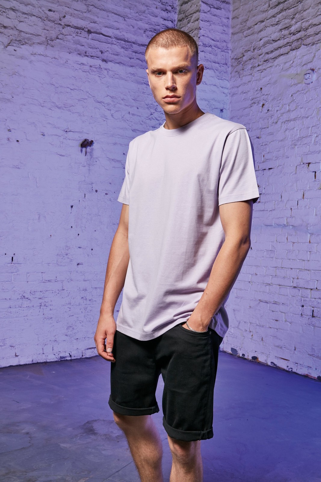 Round Neck T-Shirt – Adults Plain Short Sleeve soft Cotton Tee|Multiple colo (A)