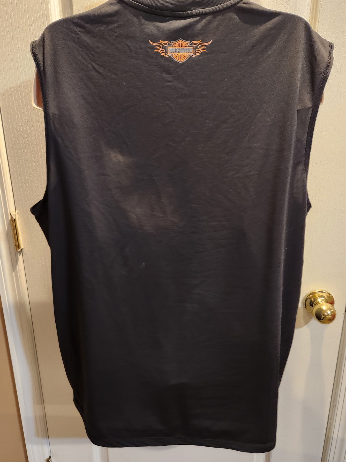 Harley-Davidson Motorcycles Cutoff Sleeveless Dri-Fit Shirt 2XL ~SEE DESCRIPTION