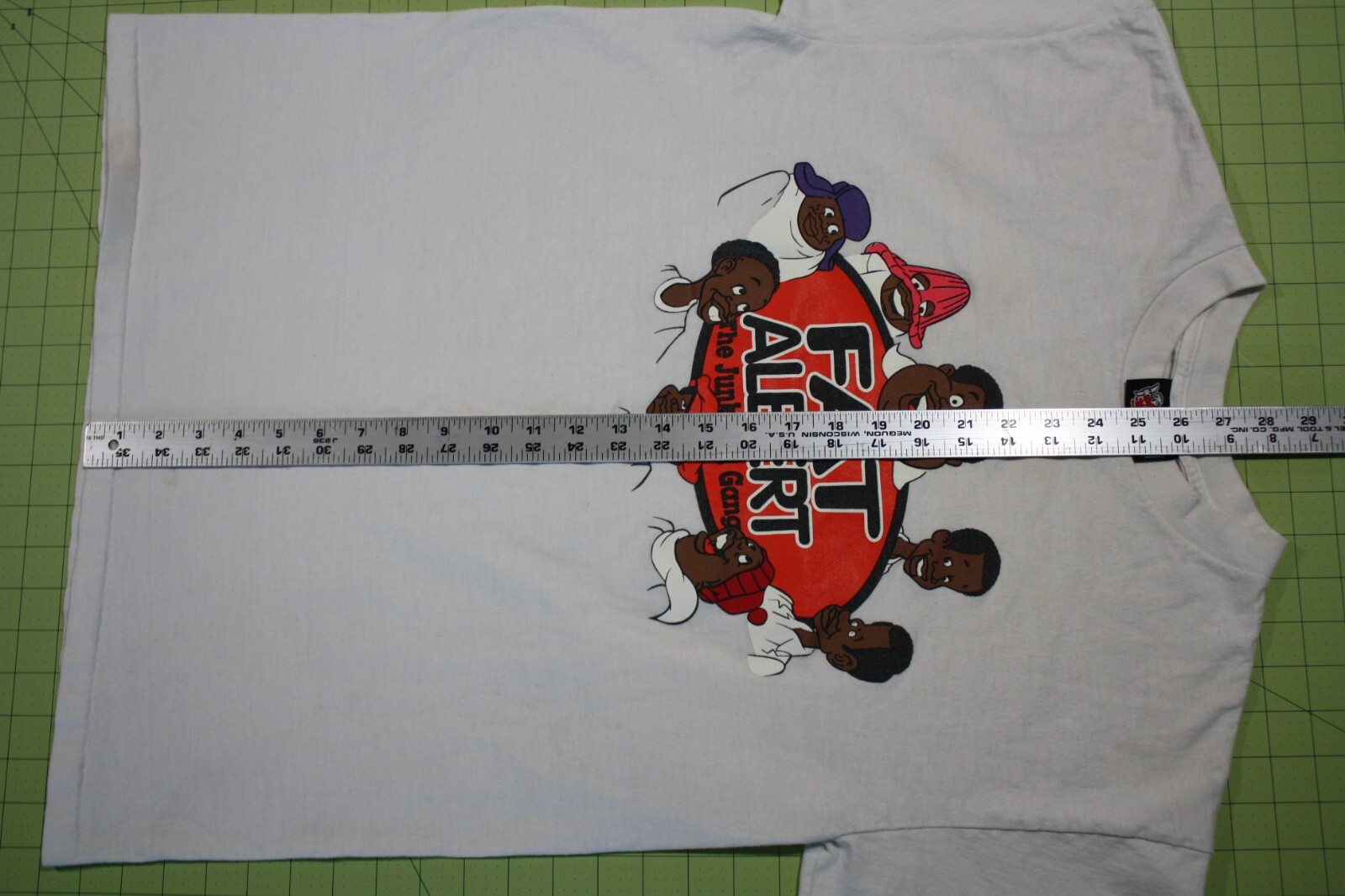 Vintage Junkyard Gang Fat Albert Shirt Size LG Front/Back Print Scene Not Herd