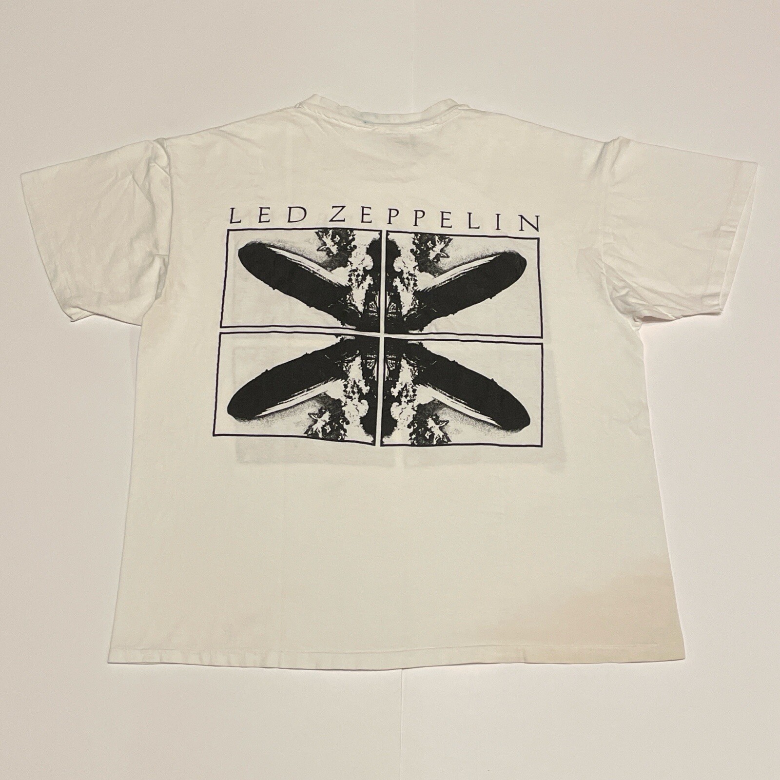 VINTAGE LED ZEPPELIN 90s SELF PORTRAIT PHOTO T SHIRT (LARGE)