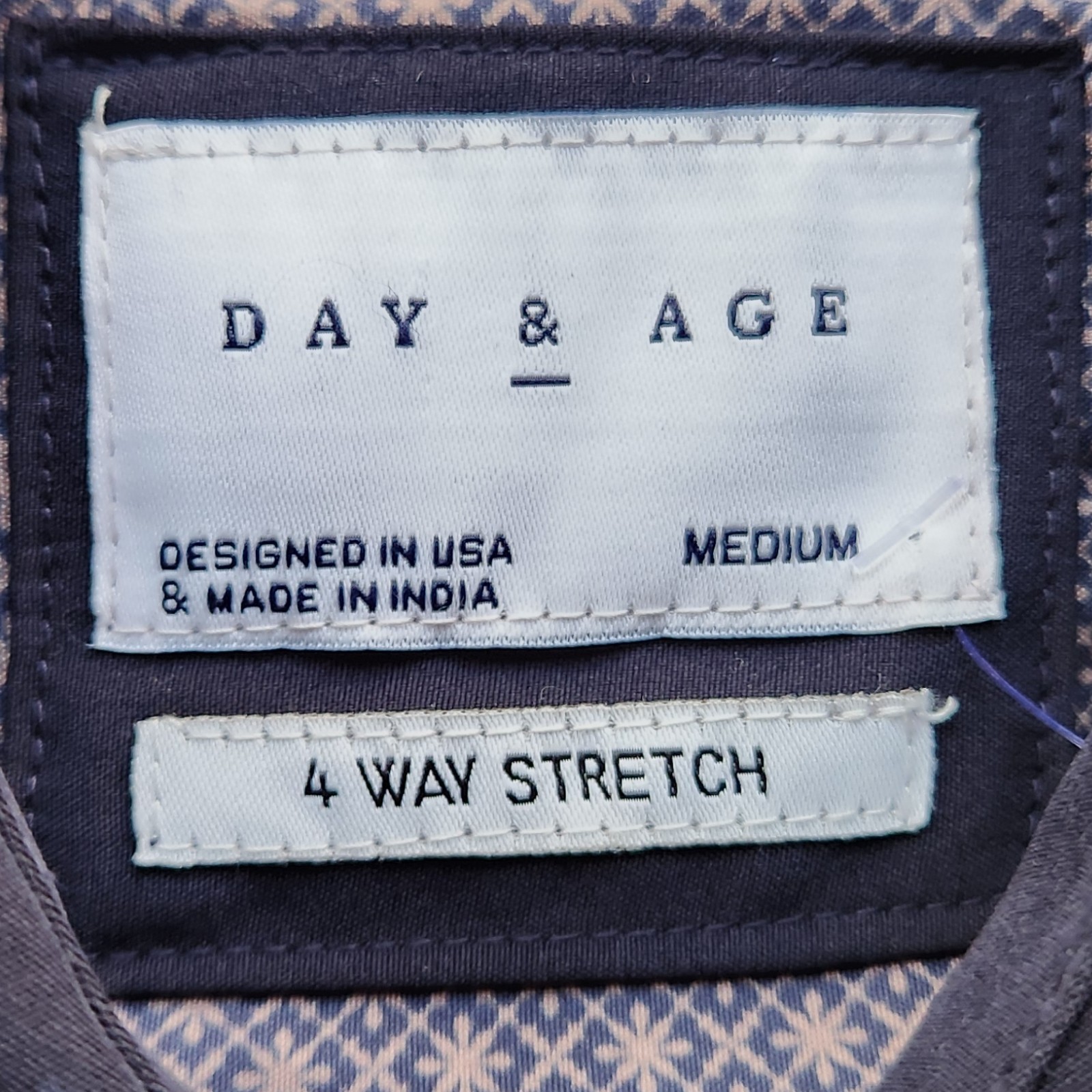 Day & Age Men’s Apparel w-way Stretch Black Polo Shirt – Size: Medium