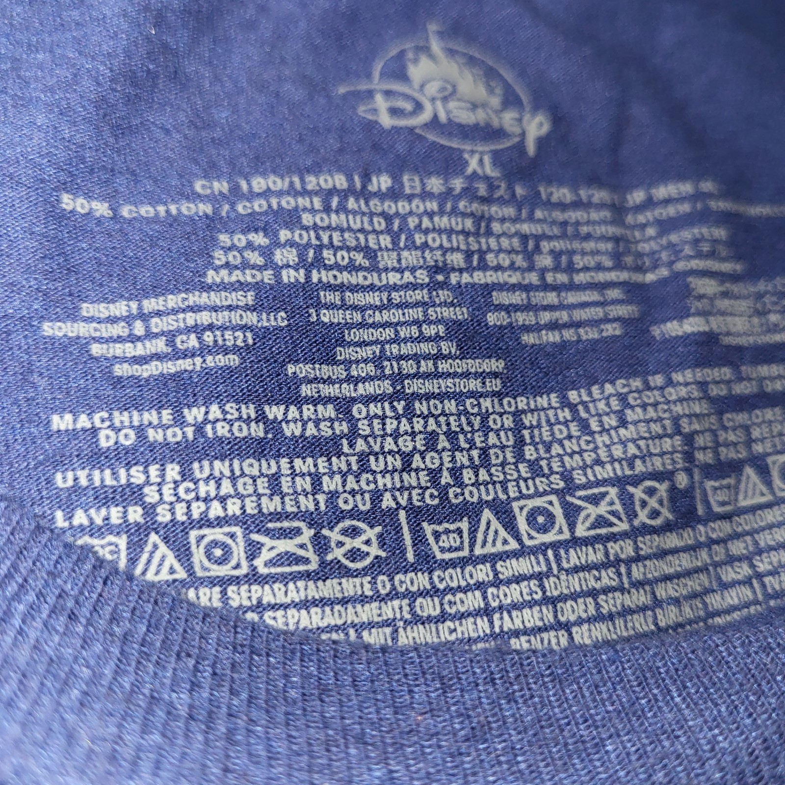 Disney Parks “The Mandalorian” Unisex Blue T-Shirt Size XL