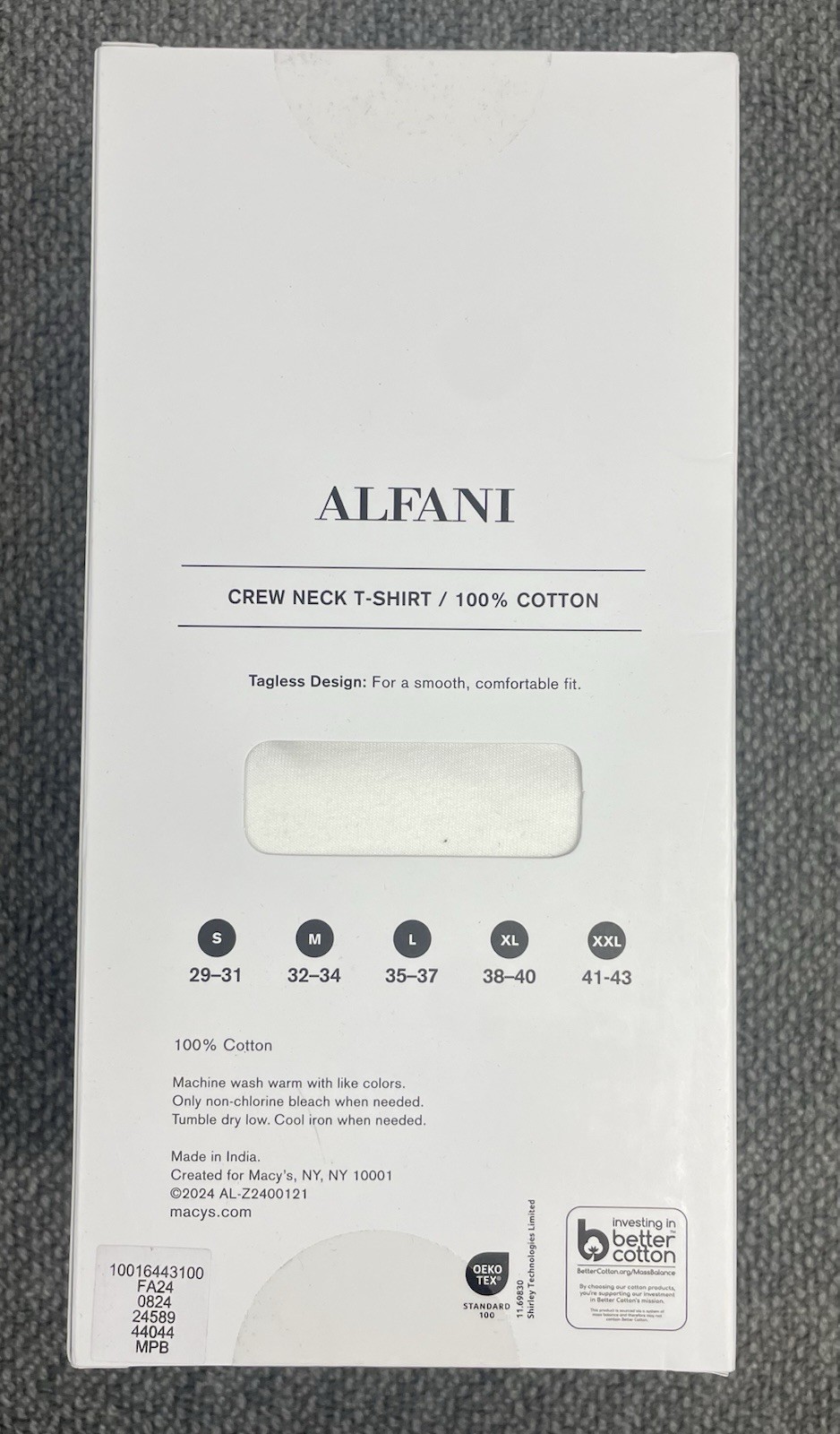 ALFANI Lot of 4 Men’s XXL 4-Pack Slim-Fit Solid Cotton Undershirts 16 Total NWT