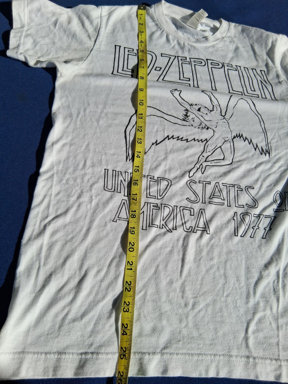 Led Zeppelin United States of America 1977 Swan Song Graphic T-Shirt S