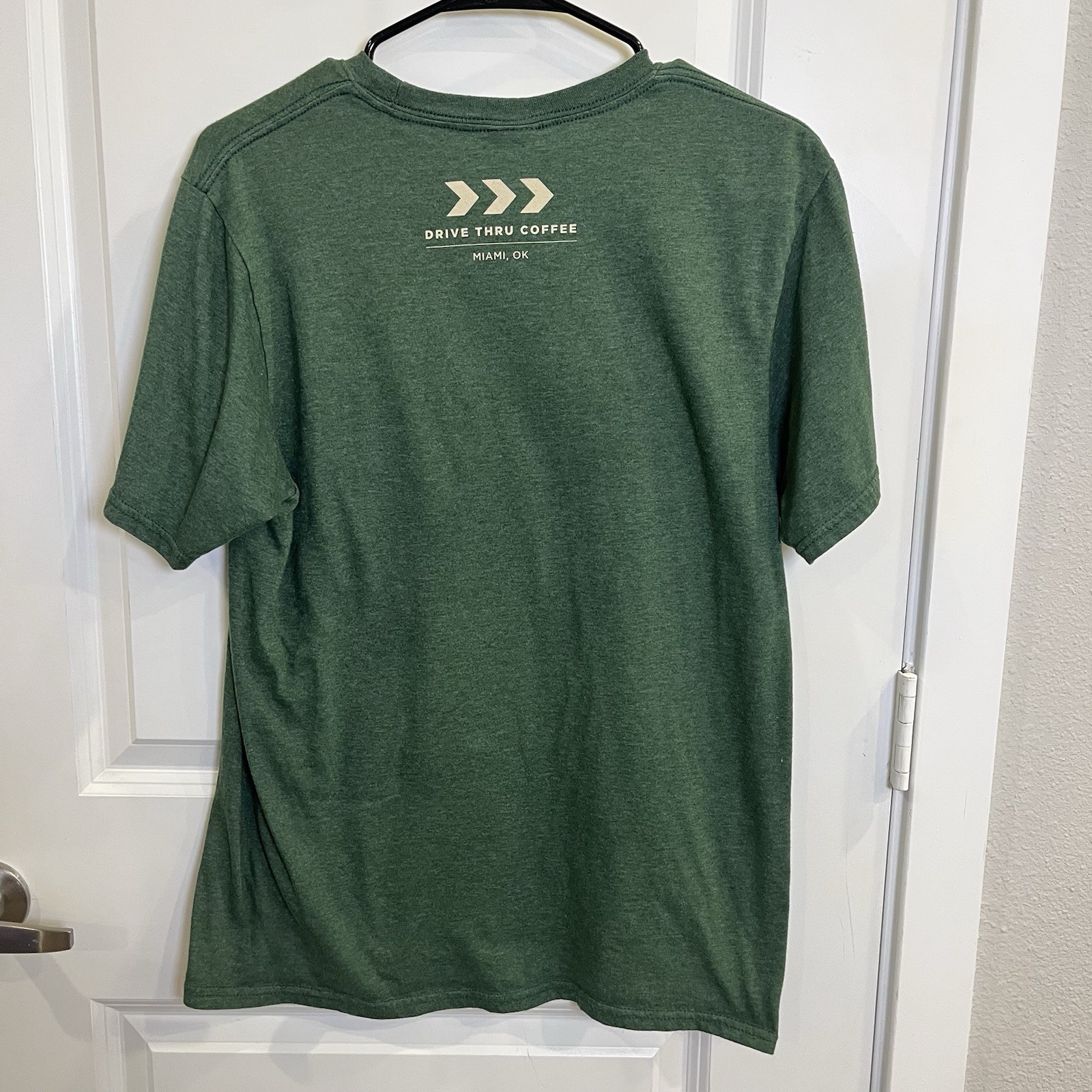 Seven Brew Coffee Miami Oklahoma Rise And Grind T Shirt. Size Medium. 7 Brew