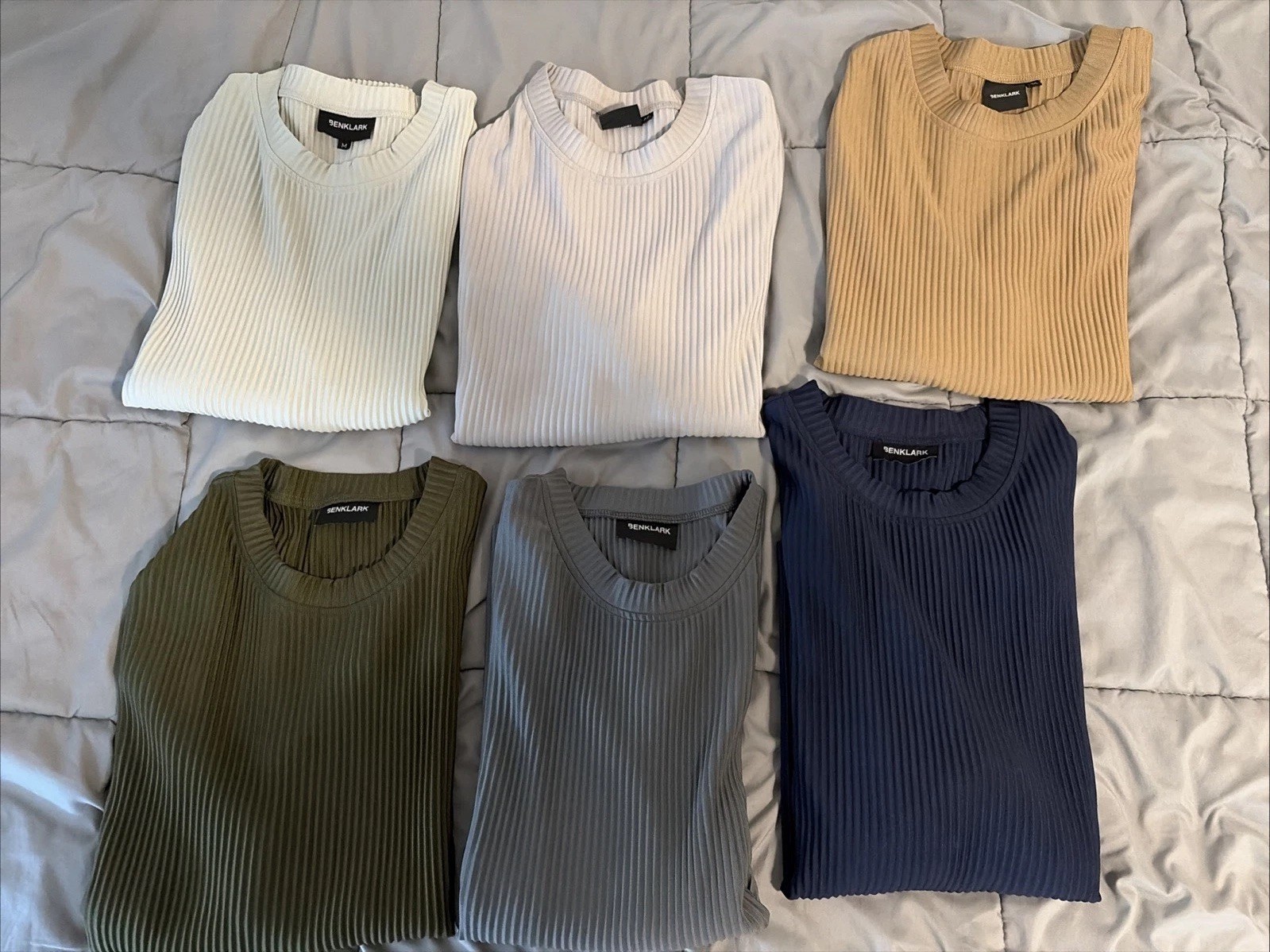 Benklark Pleated Shirts lot of 6