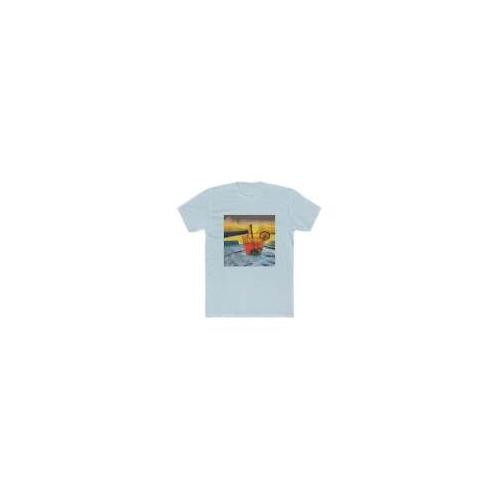 Happy Hour on Sifnos (Greece)- — Men’s Fitted Cotton Crew Tee