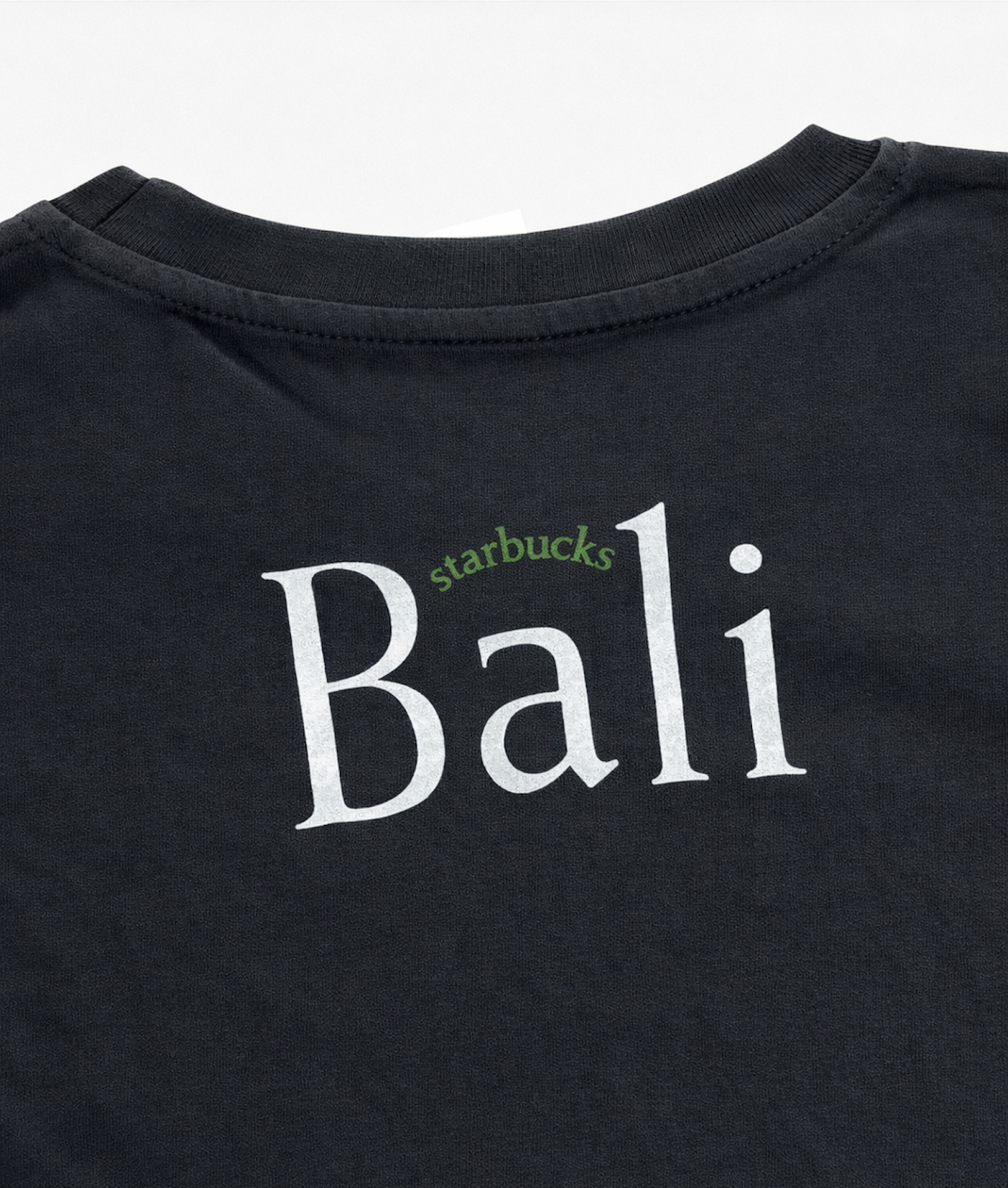 Starbucks Bali Black T-Shirt Adult XL Cotton Blend Graphic Tee
