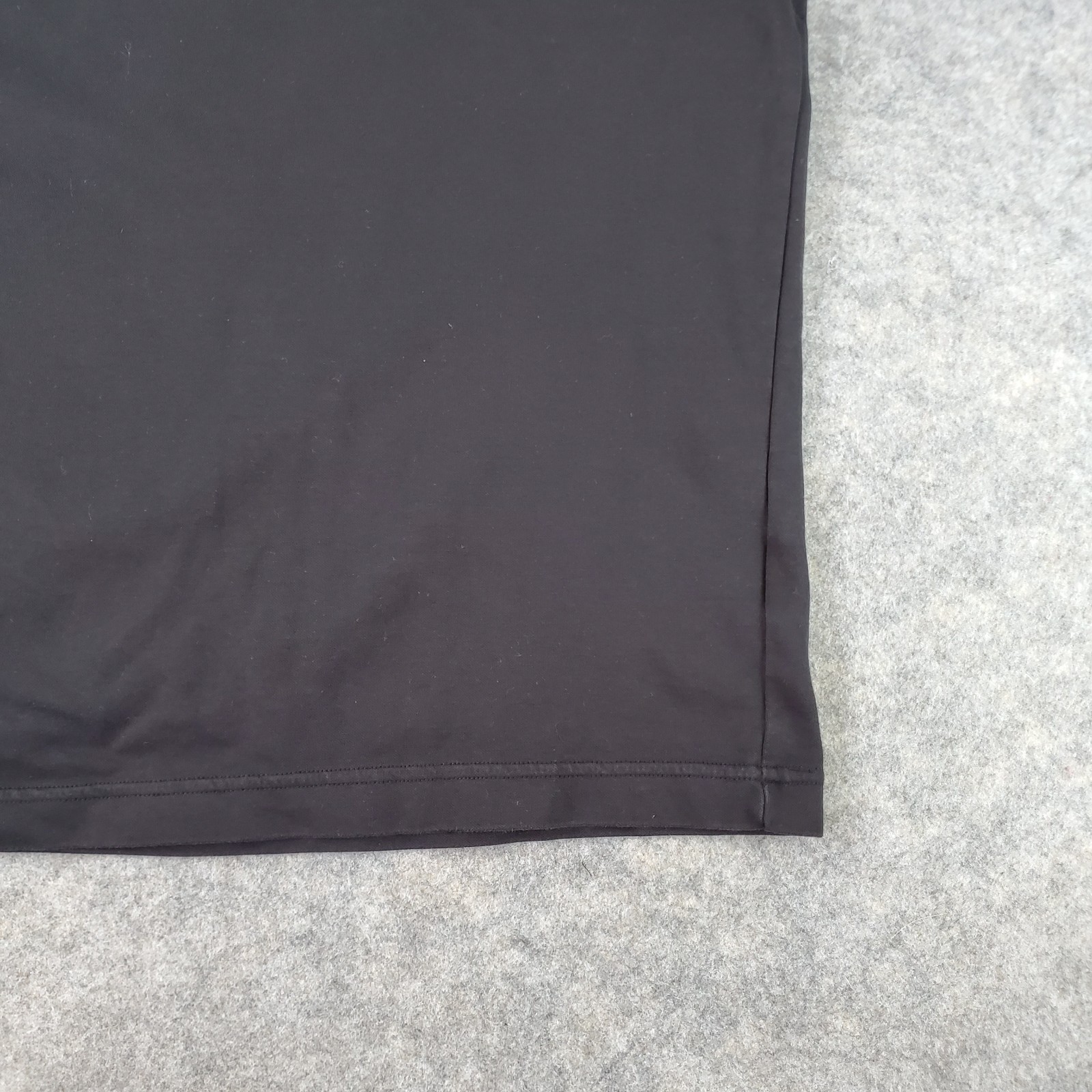 Uniqlo U Shirt Mens Extra Large Black Crew Neck Short Sleeve Stretch Pullover