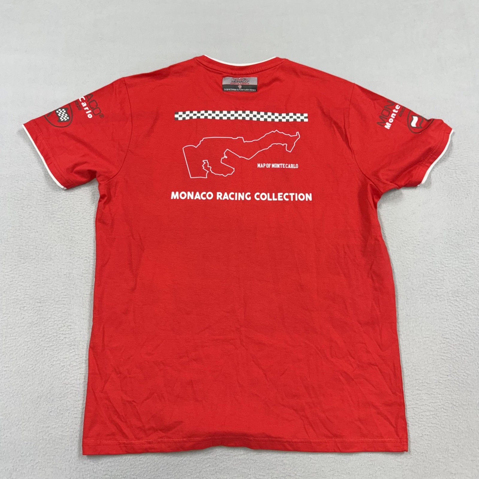 Monaco Monte Carlo Shirt Mens XL Red Formula 1 Racing Grand Prix Graphic Tee