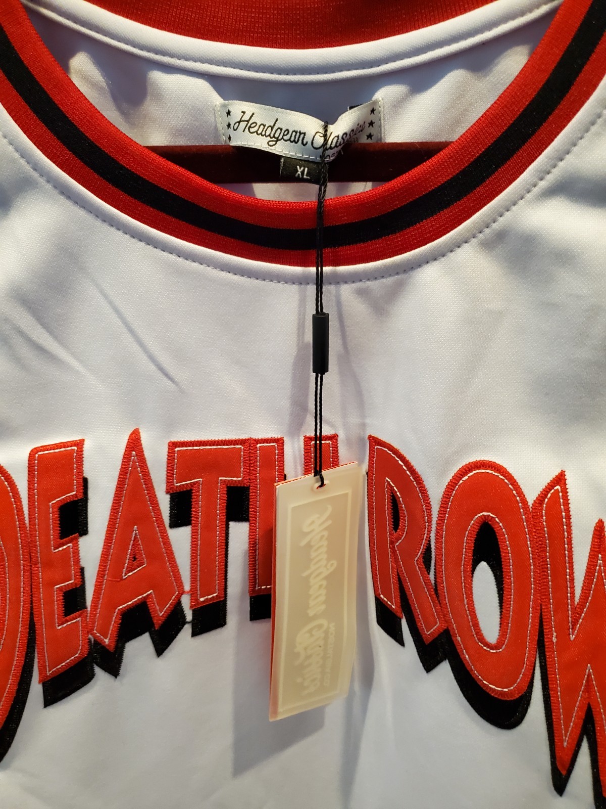 Death Row Records Basketball Jersey Mens XL HGC 1991 NWT