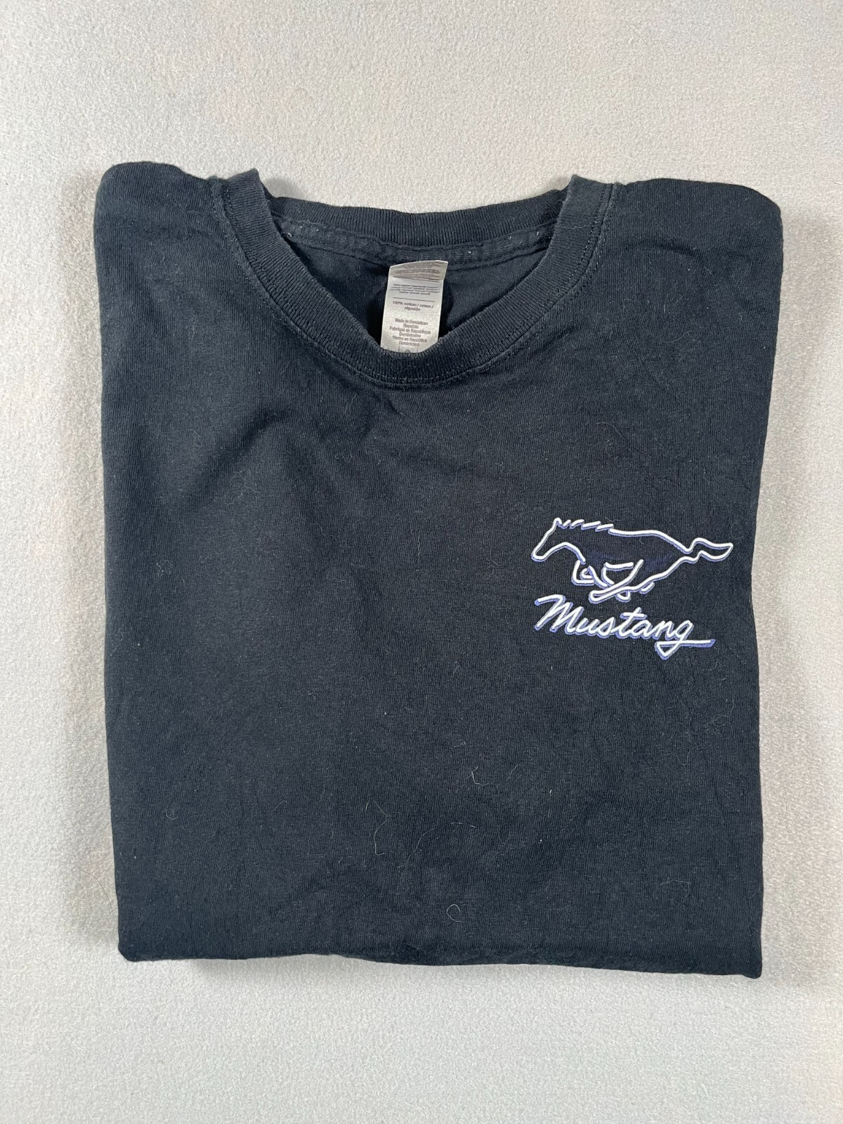 Large Vintage Ford Mustang Glidden T Tshirt