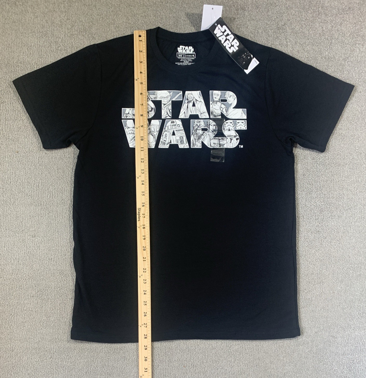 Star Wars Logo T-Shirt Men’s Size M – Character Graphics – Licensed – NEW