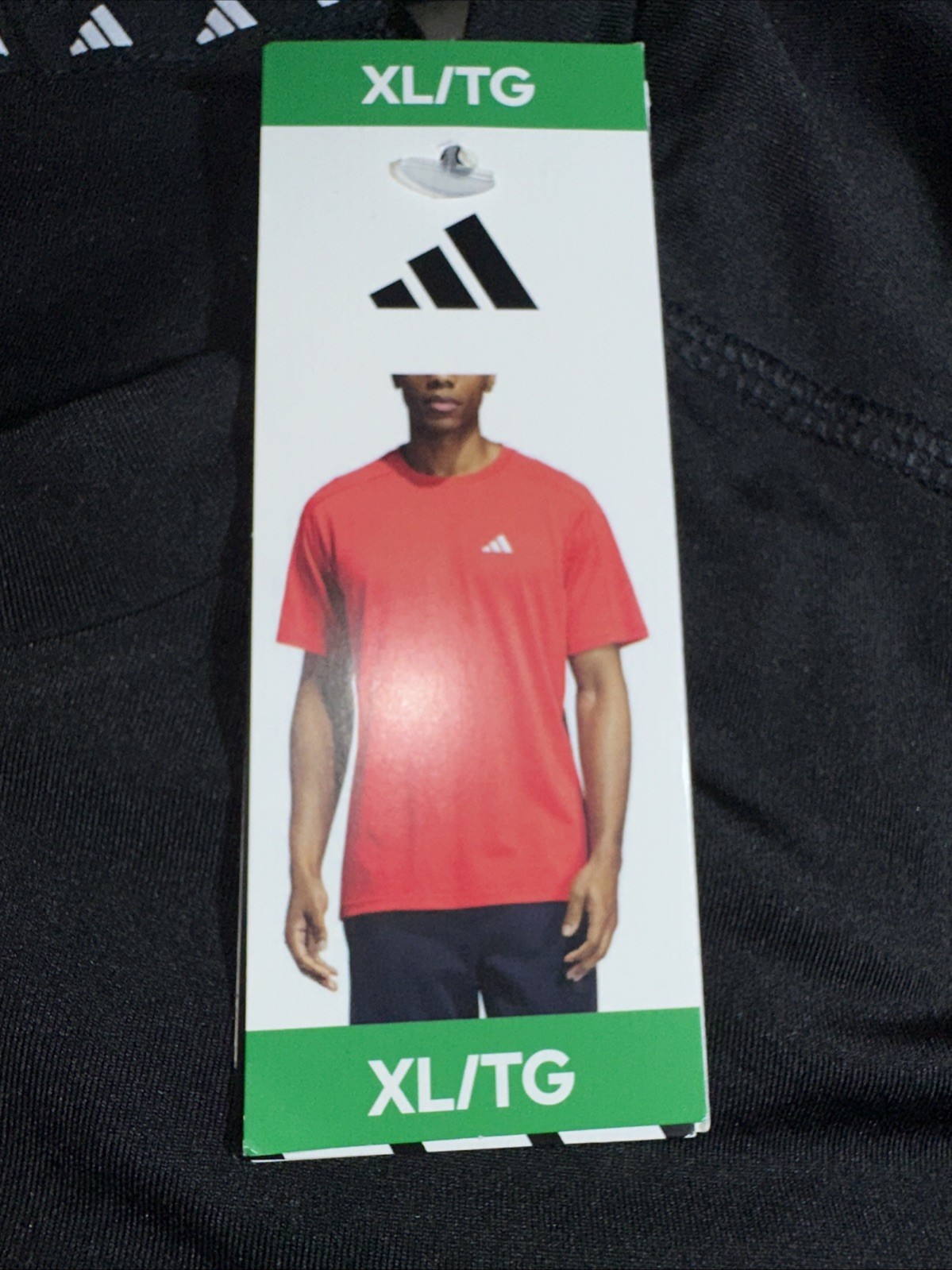 NEW Men’s Adidas Black Active Tee Shirt Size XLarge Moisture Wicking