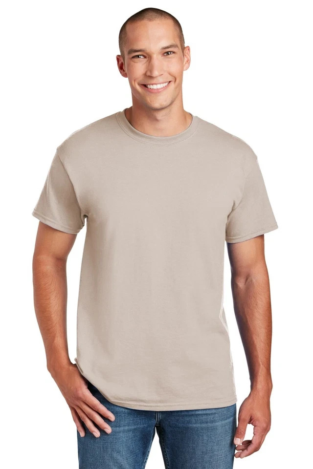 Gildan G800 Mens 50/50 USA Cotton/Polyester T-Shirt Short Sleeves Plain T Shirt