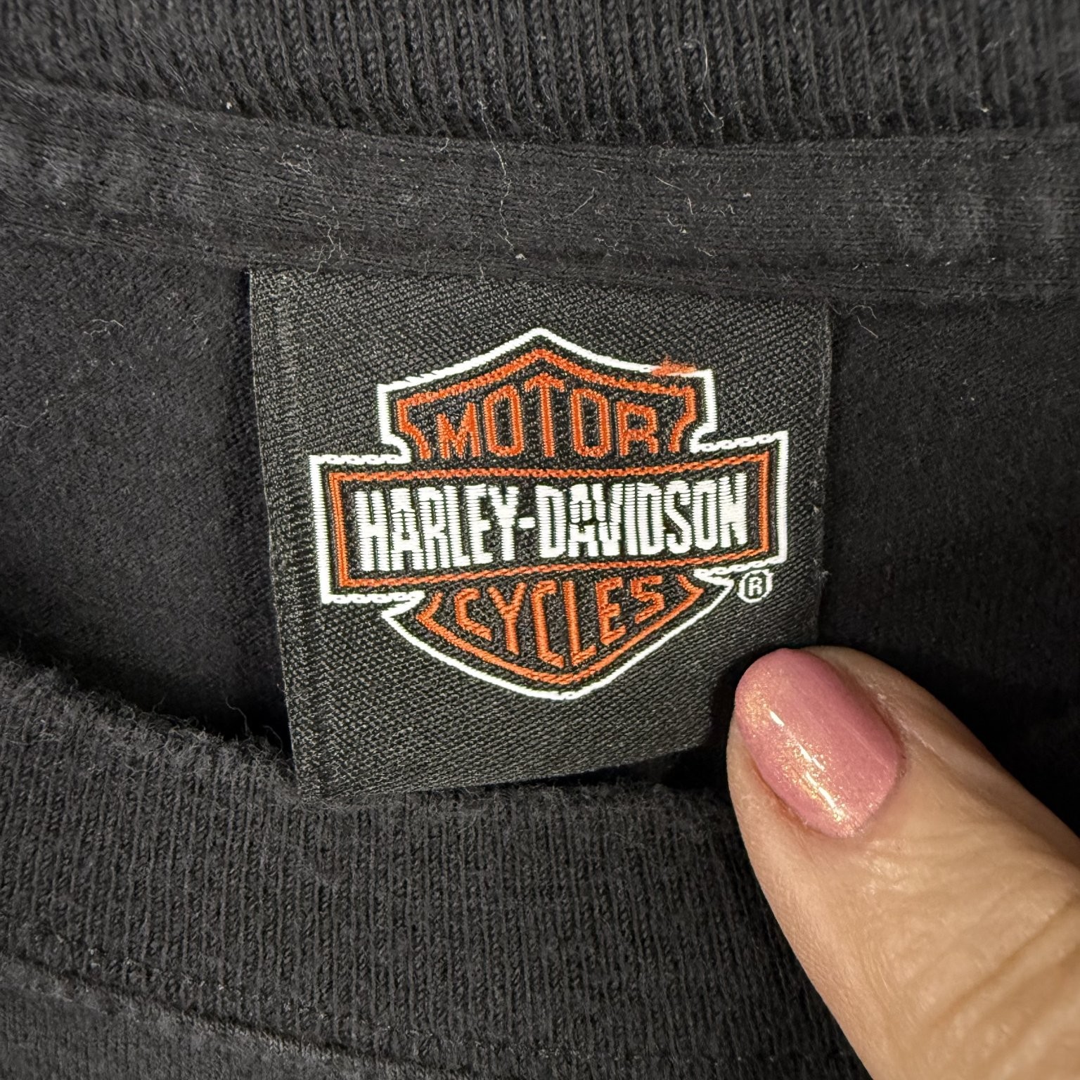 Harley-Davidson T-Shirt Men’s Black Large Cotton 115 Years Brotherhood