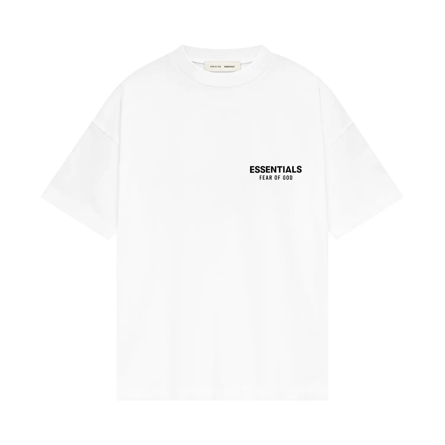 Fear of God Essentials Classic Tee ‘Bright White’ XS Size Oversized T-Shirt SS25