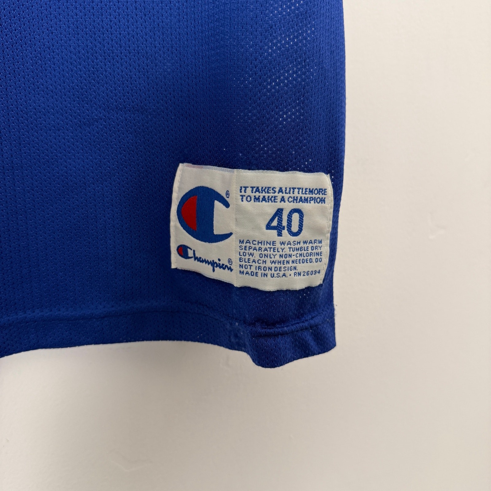 Vintage 90s University of Kentucky UK Wildcats Rhodes NCAA Basketball Jersey