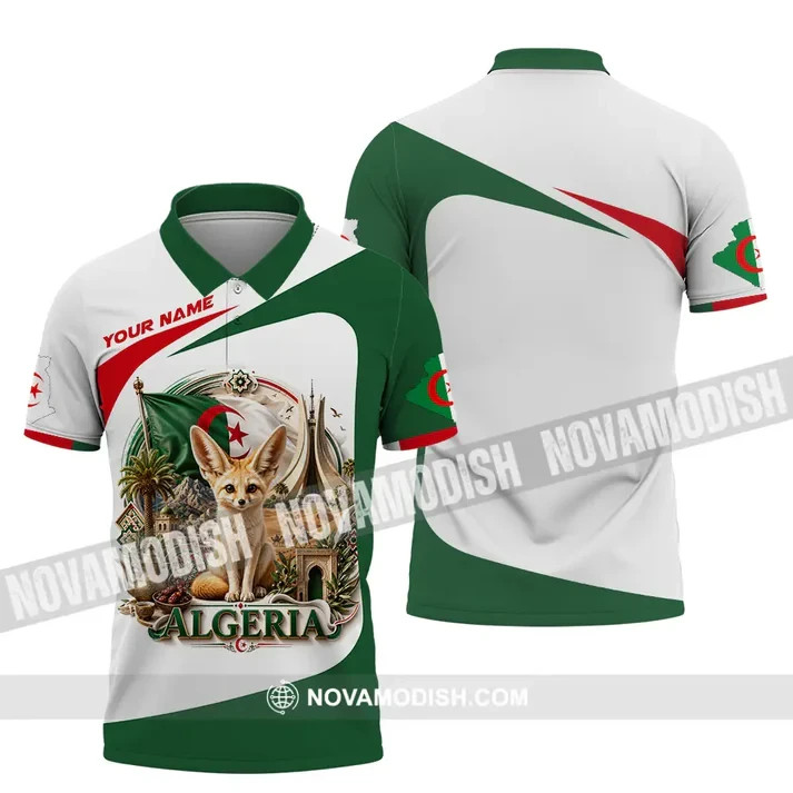 Unisex Shirt – Custom Algeria Polo T-Shirt BS2126