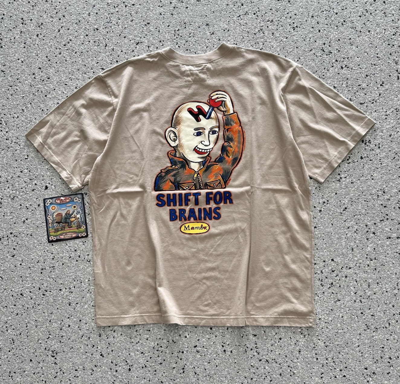 NWT Vintage 2000 Mambo Graphic T-Shirt “Shift For Brains” Rare Australia Tee XL