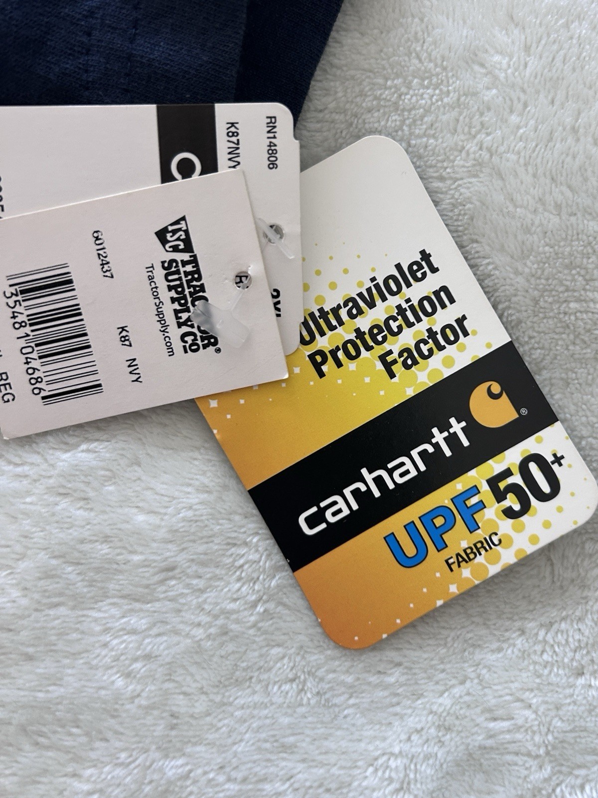 Carhartt K87 Short Sleeve Tee Heavy Weight Pocket T Shirt UPF Fabric 2XL