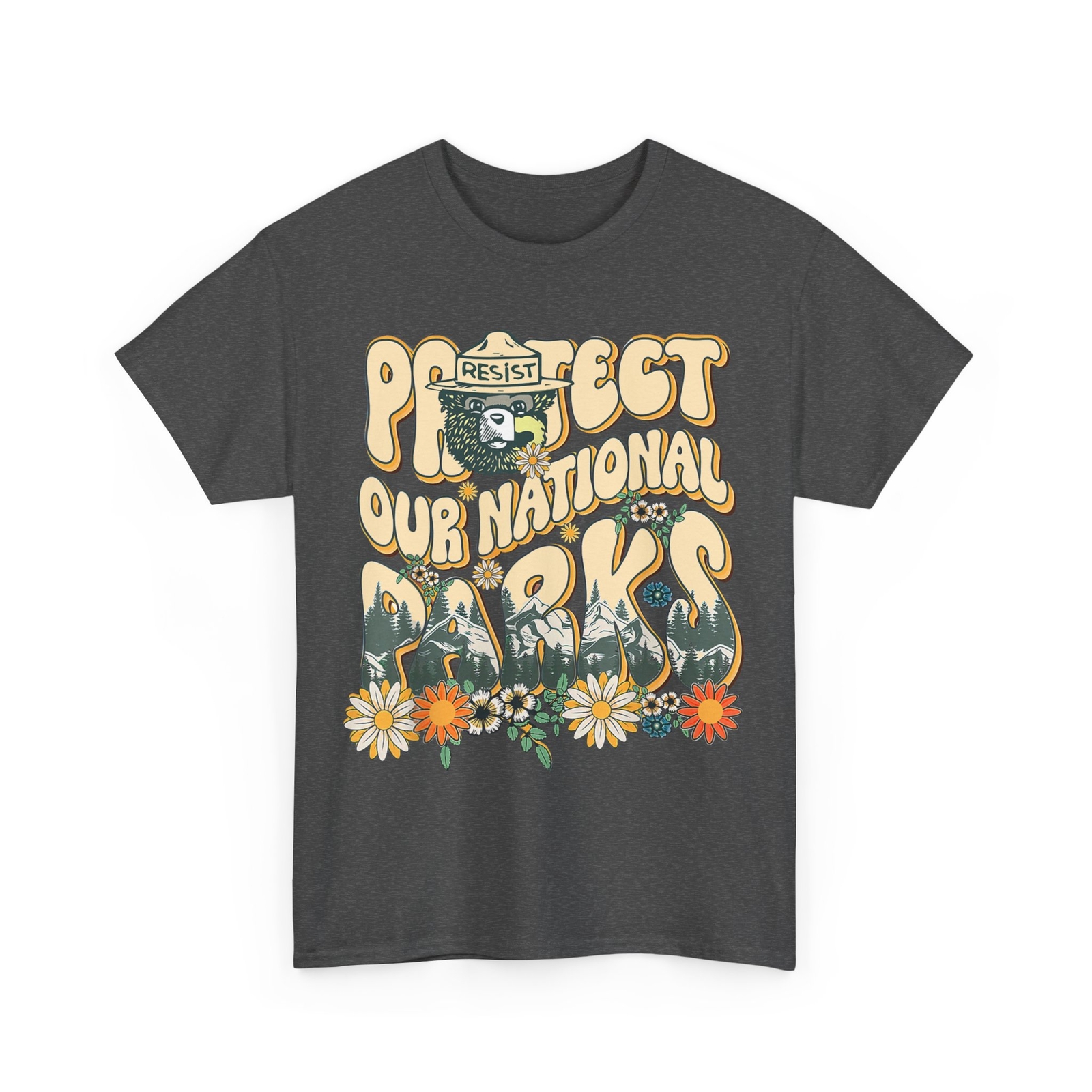 Resist Bear T-shirt, Protect Our National Parks Women Men Shirt