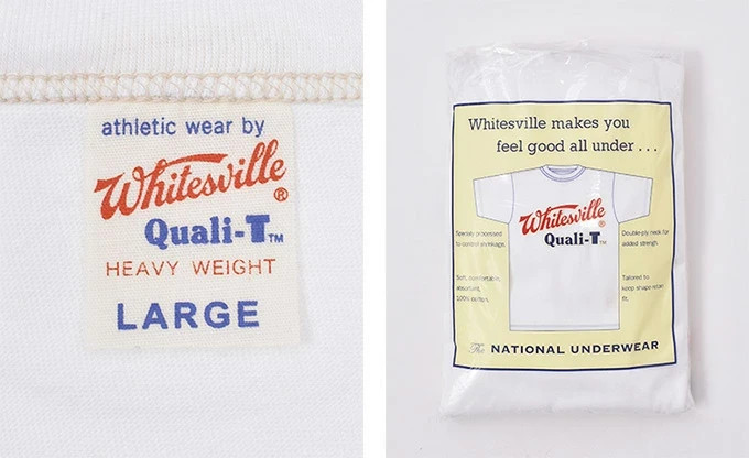 Whitesville WV73544 2-PACK T-SHIRT OFF-WHITE Size M L XL XXL Men’s Made in Japan