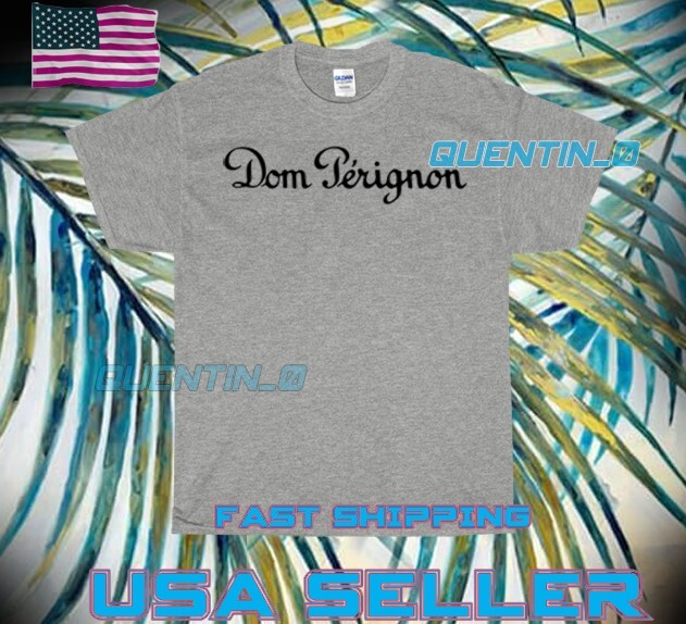 NEW SHIRT PREMIUM DOM PERIGNON WINE LOGO T-SHIRT FUNNY UNISEX SIZE S TO 5XL